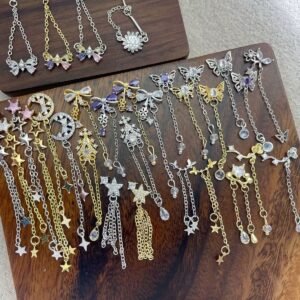 Dangling Chain Nail Charms